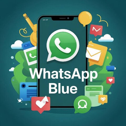 WhatsApp Blue
